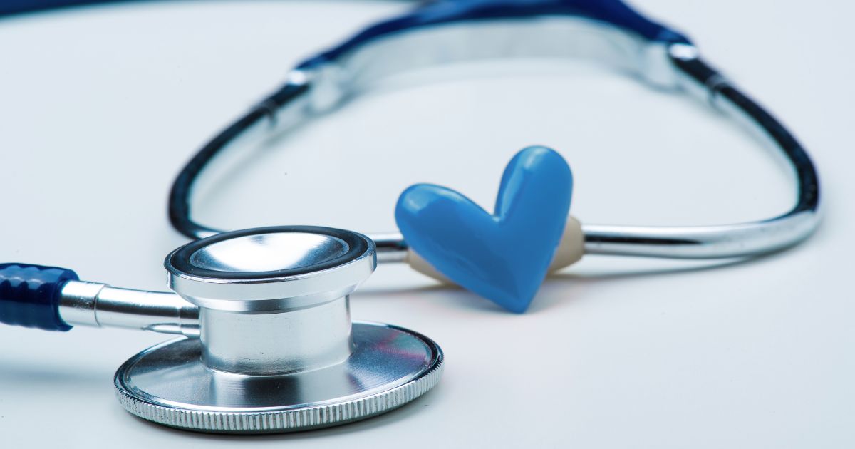 Heart shaped stethoscope