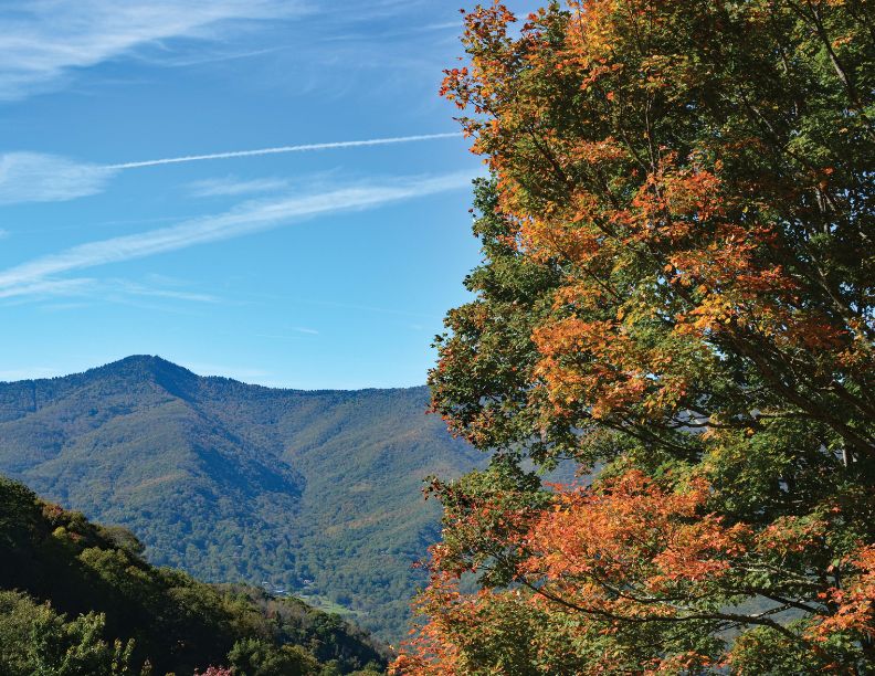 October 2027, Fall foliage in the mountains